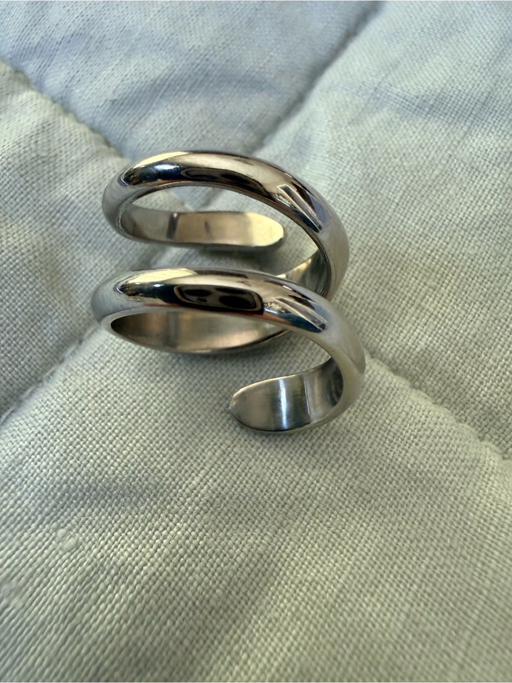 Silver Wrap Ring - Picture 3 of 6